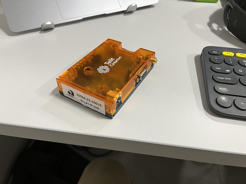 18 - Telit Cinterion modem I was tasked to develop the firmware