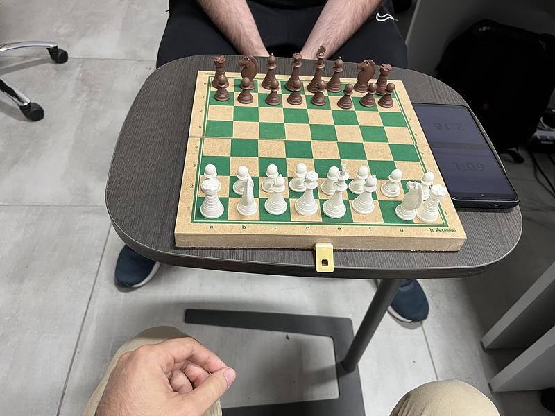 19 - Playing chess at lunch time